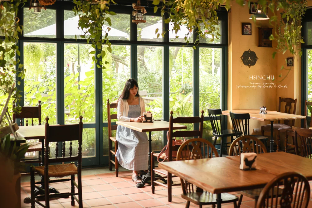 新竹竹北花院子咖啡館景觀餐廳